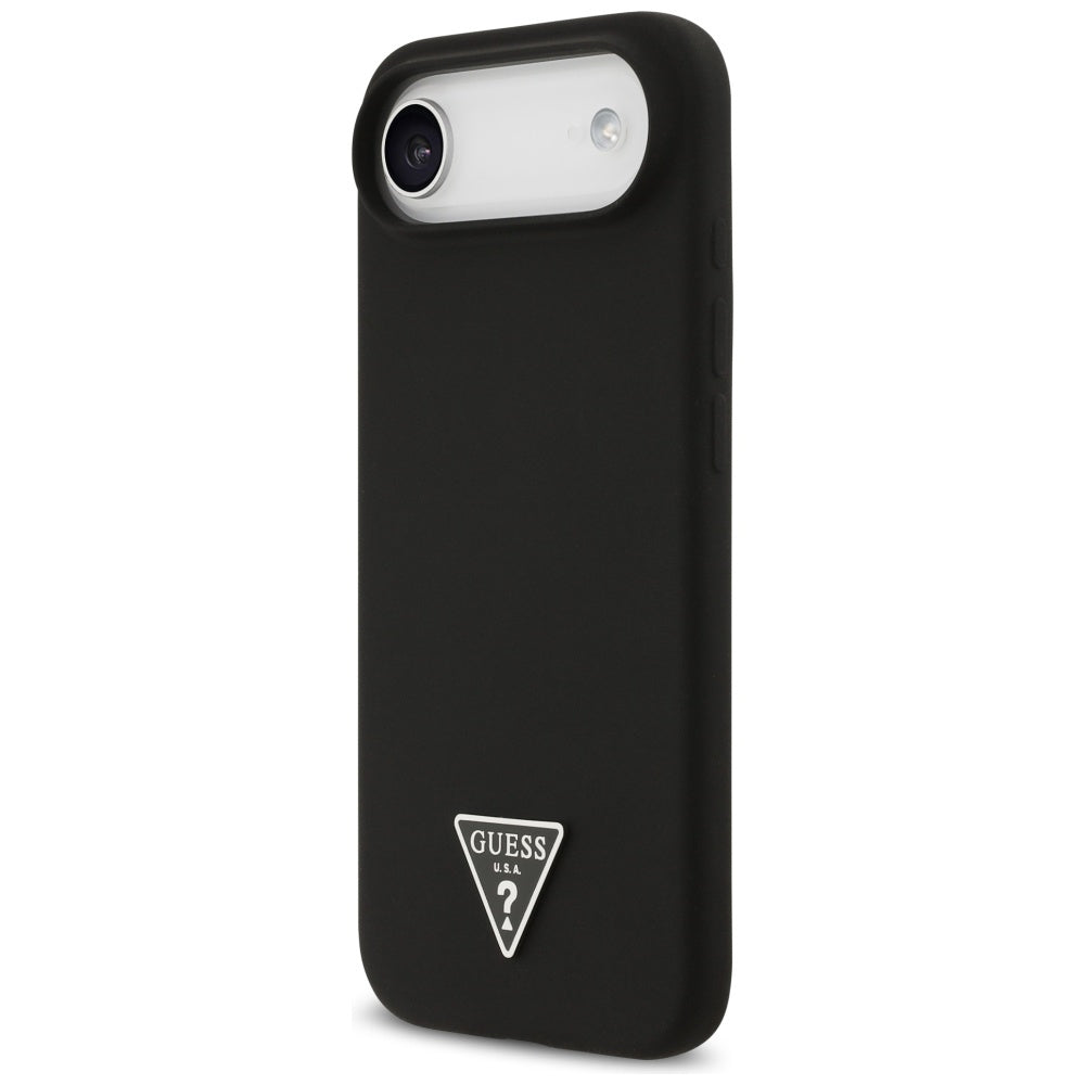 Pouzdro MagSafe pro Apple iPhone 17 Air, Guess, Triangle Logo, Černá