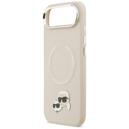 MagSafe Case for Apple iPhone 17 Air, Karl Lagerfeld, Karl & Choupette Pins, Beige