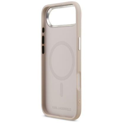 Pouzdro MagSafe pro Apple iPhone 17 Air, Karl Lagerfeld, Karl & Choupette Pins, Růžová