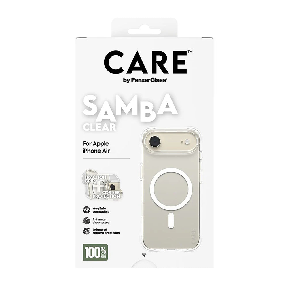Pouzdro MagSafe pro Apple iPhone 17 Air, PanzerGlass, Care Fashionable, Průhledná Bílá