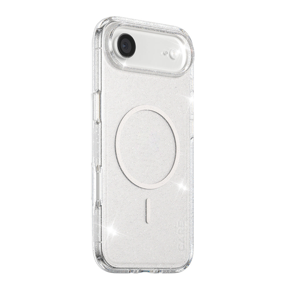 Pouzdro MagSafe pro Apple iPhone 17 Air, PanzerGlass, Care Urban Explorer Star Lit, Průhledná Bílá