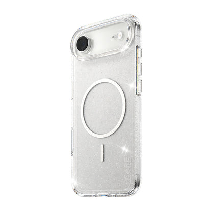 Pouzdro MagSafe pro Apple iPhone 17 Air, PanzerGlass, Care Urban Explorer Star Lit, Průhledná Bílá