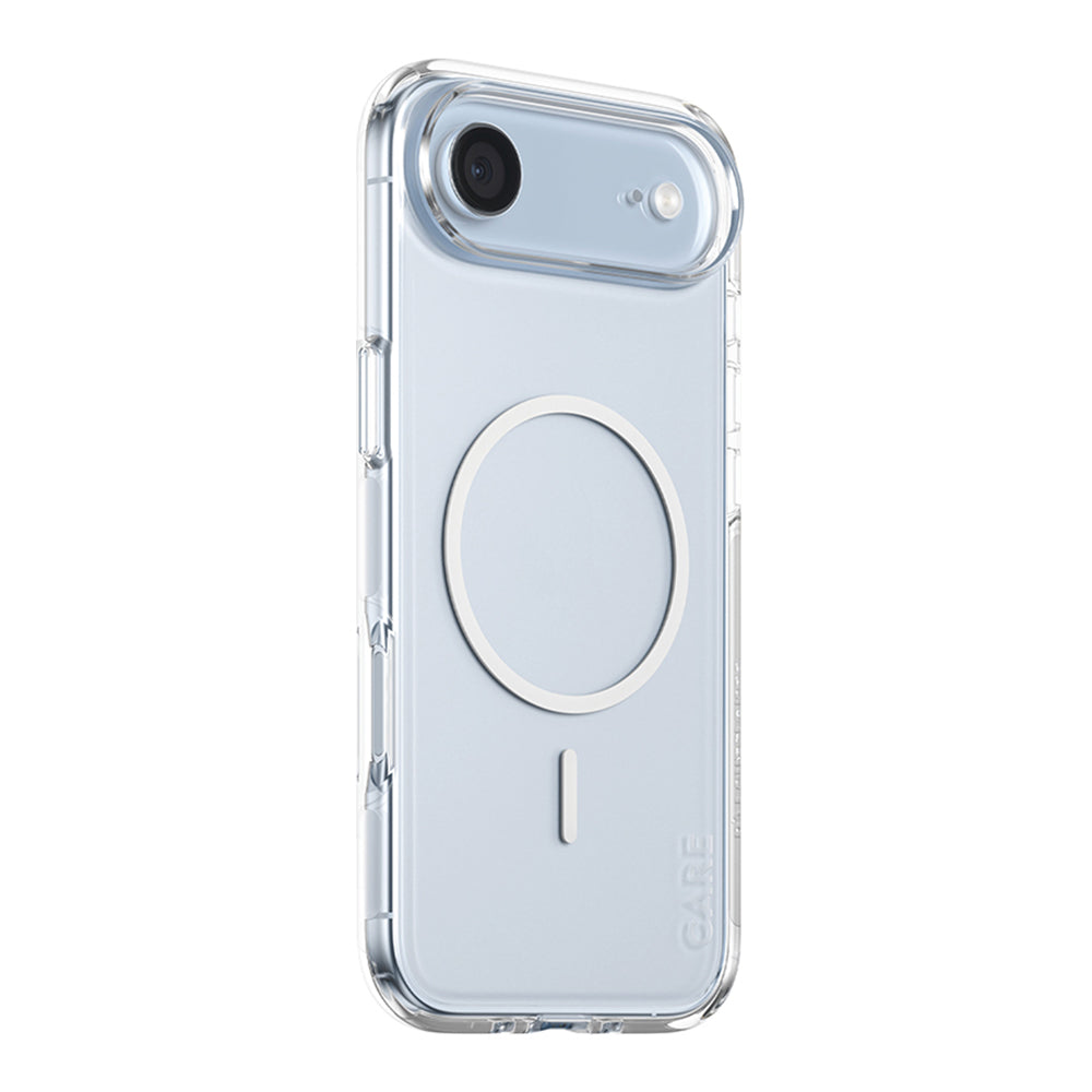 Pouzdro MagSafe pro Apple iPhone 17 Air, PanzerGlass, Care Urban Explorer, Bílá Transparentní