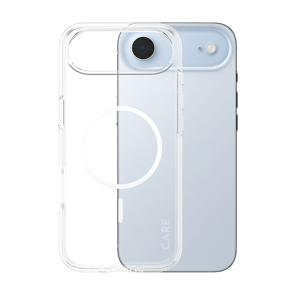 Pouzdro MagSafe pro Apple iPhone 17 Air, PanzerGlass, Care Urban Explorer, Bílá Transparentní
