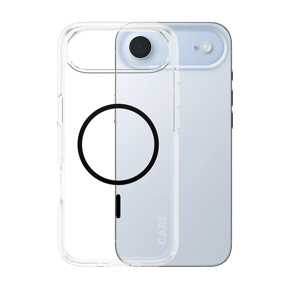 Pouzdro MagSafe pro Apple iPhone 17 Air, PanzerGlass, Care Urban Explorer, Černá Transparentní