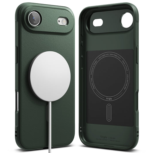 Pouzdro MagSafe pro Apple iPhone 17 Air, Ringke, Onyx, Tmavě zelená