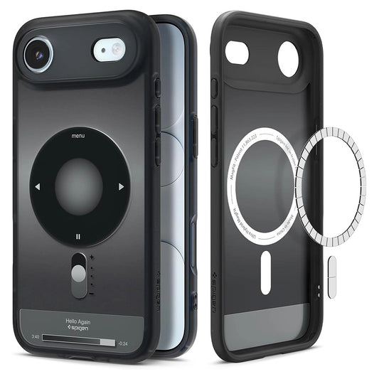 Pouzdro MagSafe pro Apple iPhone 17 Air, Spigen, Ultra Hybrid Classic, Černá