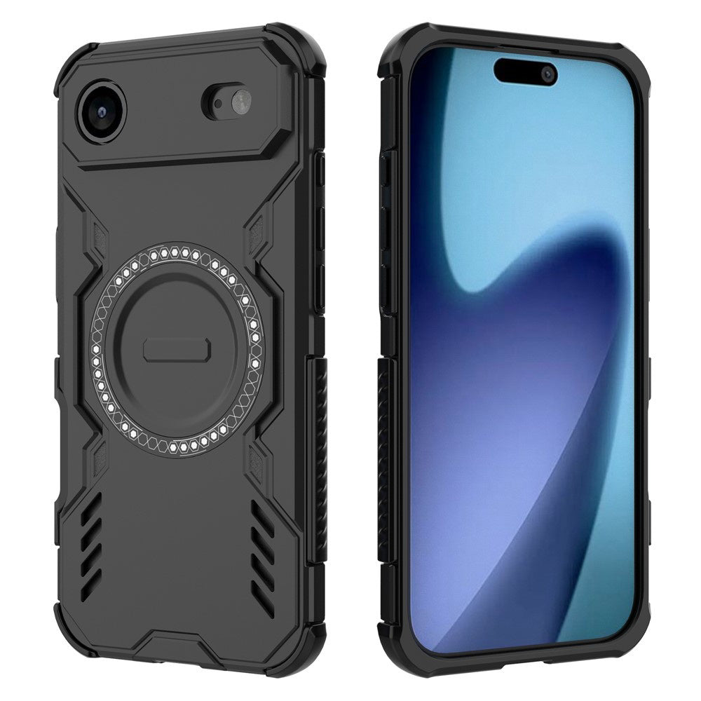 Pouzdro MagSafe pro Apple iPhone 17 Air, Techsuit, ArmorMag, Černá