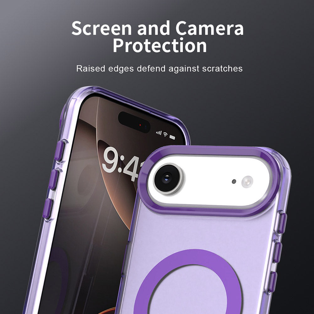 Pouzdro MagSafe pro Apple iPhone 17 Air, Techsuit, CandyCase, Fialová