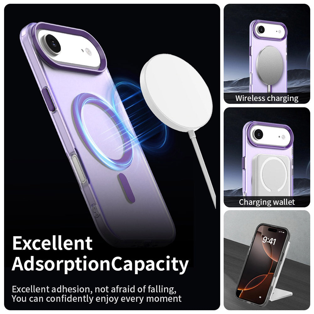 Pouzdro MagSafe pro Apple iPhone 17 Air, Techsuit, CandyCase, Fialová