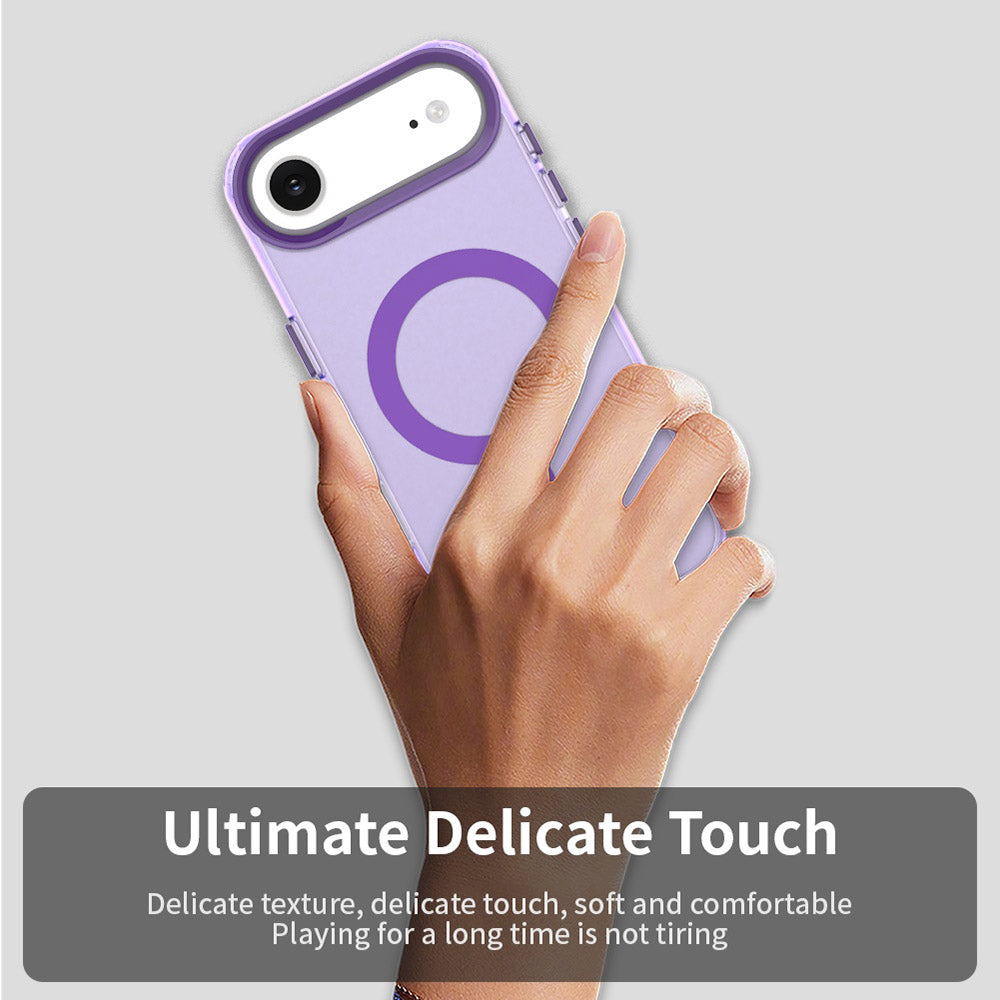 Pouzdro MagSafe pro Apple iPhone 17 Air, Techsuit, CandyCase, Fialová