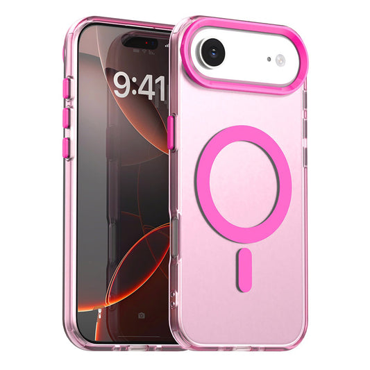 Pouzdro MagSafe pro Apple iPhone 17 Air, Techsuit, CandyCase, Růžová