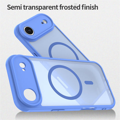 Pouzdro MagSafe pro Apple iPhone 17 Air, Techsuit, HaloFrost II, Modrá