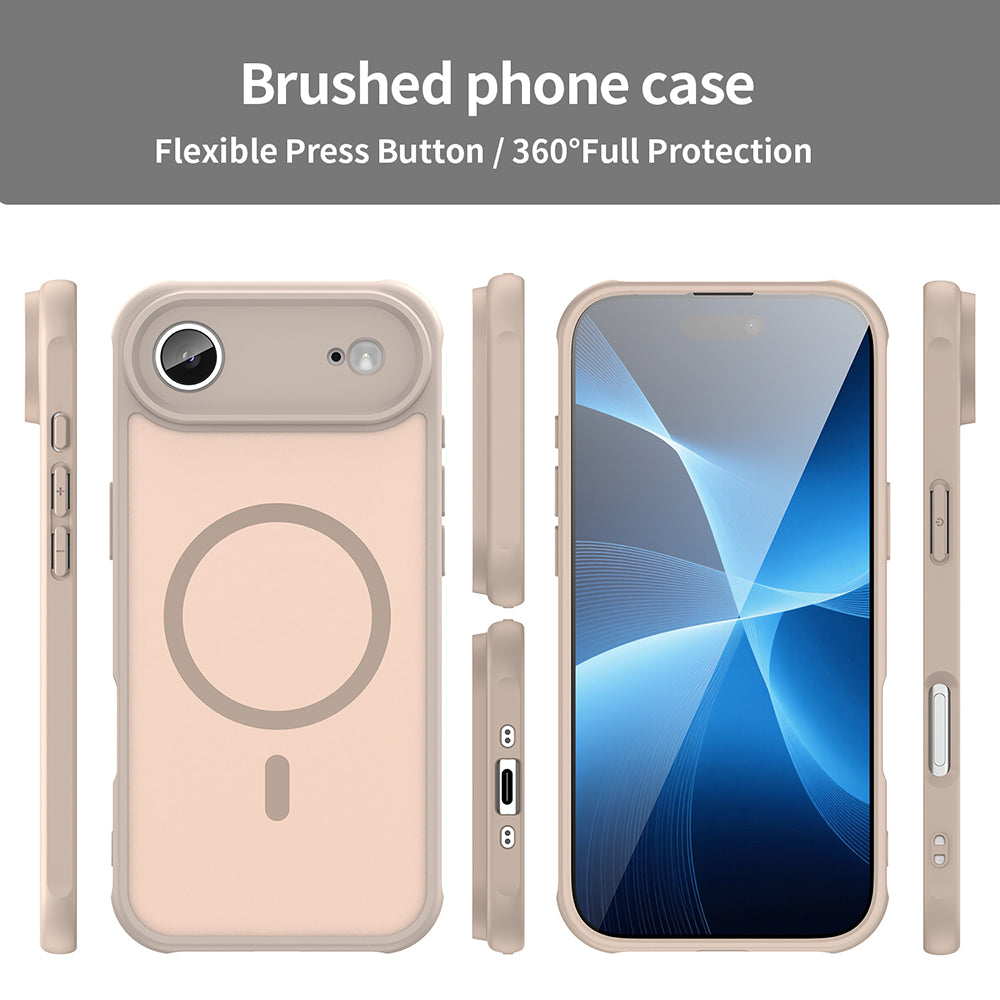 Pouzdro MagSafe pro Apple iPhone 17 Air, Techsuit, HaloFrost II, Zlaté