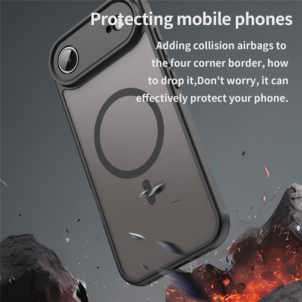 Pouzdro MagSafe pro Apple iPhone 17 Air, Techsuit, HaloFrost II, Černá