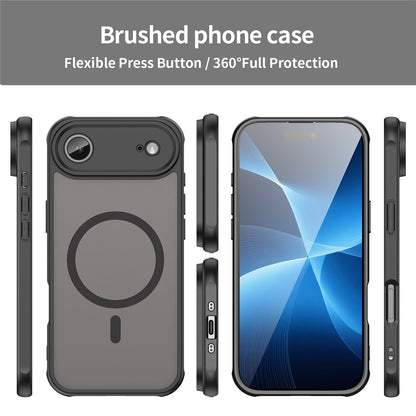 Pouzdro MagSafe pro Apple iPhone 17 Air, Techsuit, HaloFrost II, Černá