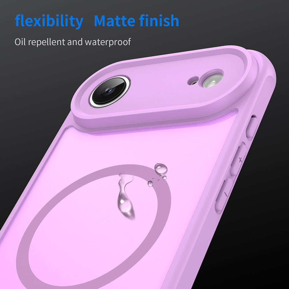 Pouzdro MagSafe pro Apple iPhone 17 Air, Techsuit, HaloFrost II, Růžová