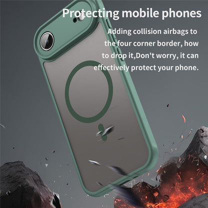 Pouzdro MagSafe pro Apple iPhone 17 Air, Techsuit, HaloFrost II, Zelená