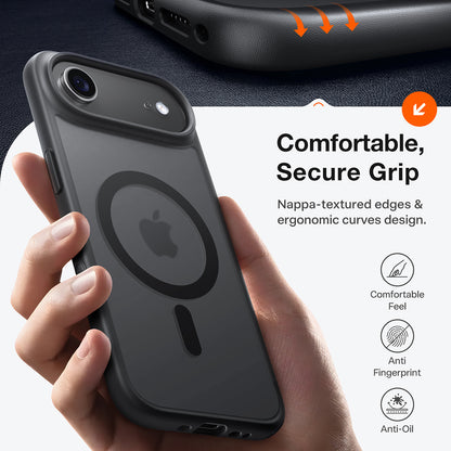 Pouzdro MagSafe pro Apple iPhone 17 Air, Torras, Guardian, Černá