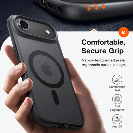 Pouzdro MagSafe pro Apple iPhone 17 Air, Torras, Guardian, Černá