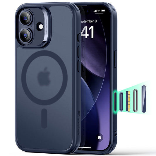 Pouzdro MagSafe pro Apple iPhone 17, ESR, Classic Hybrid, Saténově modrá