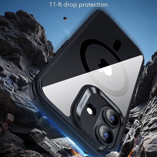 Pouzdro MagSafe pro Apple iPhone 17, ESR, Classic Hybrid, Černě průhledné