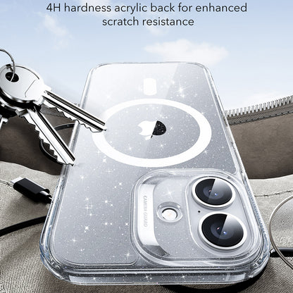 Pouzdro MagSafe pro Apple iPhone 17, ESR, Classic Hybrid Shimmer, Průhledné
