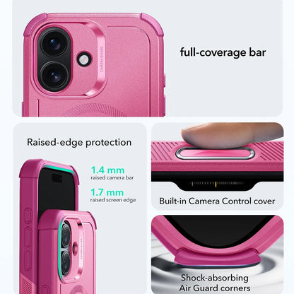 Pouzdro MagSafe pro Apple iPhone 17, ESR, Cyber, Růžová
