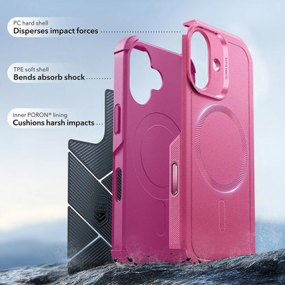 Pouzdro MagSafe pro Apple iPhone 17, ESR, Cyber, Růžová
