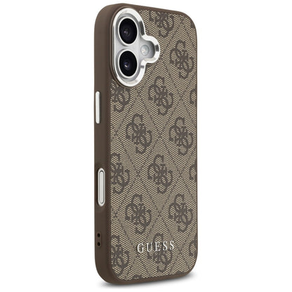 MagSafe Case for Apple iPhone 17, Guess, 4G Classic Logo, Brown