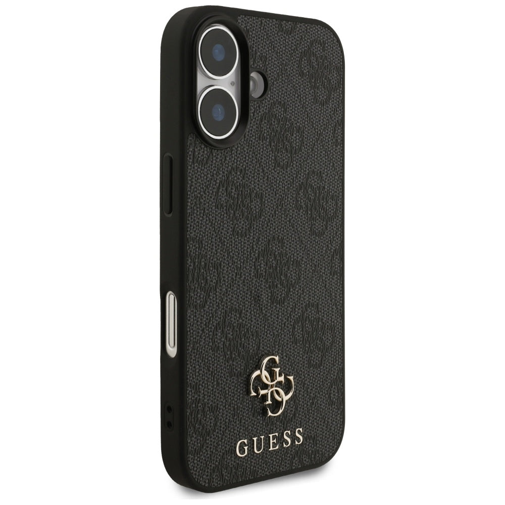 Pouzdro MagSafe pro Apple iPhone 17, Guess, 4G Small and Classic Logo, Černá