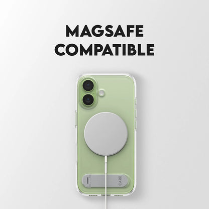 Pouzdro MagSafe pro Apple iPhone 17, PanzerGlass, s funkcí stojánku, průhledné