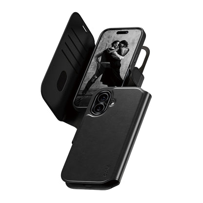 Pouzdro MagSafe pro Apple iPhone 17, PanzerGlass, Care Feature Tango Two-in-One, Černá