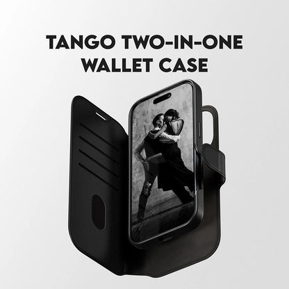 Pouzdro MagSafe pro Apple iPhone 17, PanzerGlass, Care Feature Tango Two-in-One, Černá