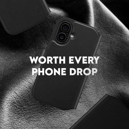 Pouzdro MagSafe pro Apple iPhone 17, PanzerGlass, Care Feature Tango Two-in-One, Černá