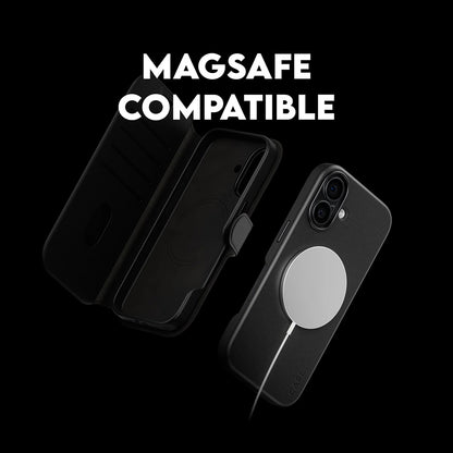 Pouzdro MagSafe pro Apple iPhone 17, PanzerGlass, Care Feature Tango Two-in-One, Černá