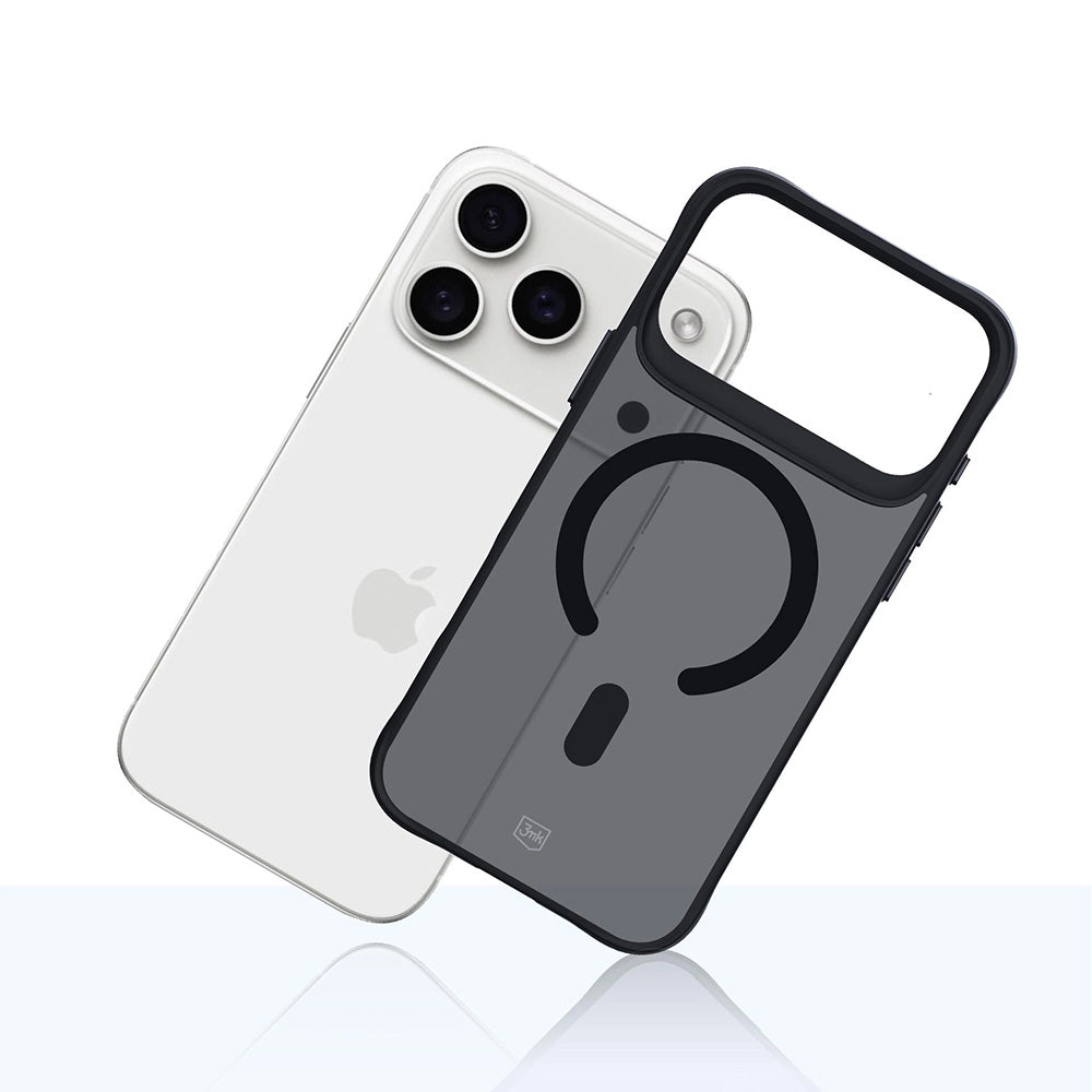 Pouzdro MagSafe pro Apple iPhone 17 Pro, 3MK, Smoke MagCase, Černá