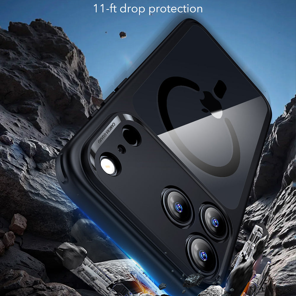 Pouzdro MagSafe pro Apple iPhone 17 Pro, ESR, Classic Hybrid, Černě průhledné