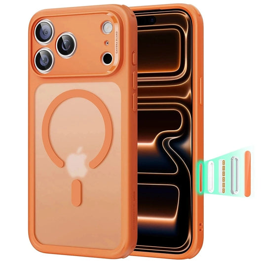 Pouzdro MagSafe pro Apple iPhone 17 Pro, ESR, Classic Hybrid, Saténově oranžová