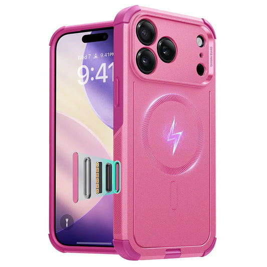 Pouzdro MagSafe pro Apple iPhone 17 Pro, ESR, Cyber, Růžové