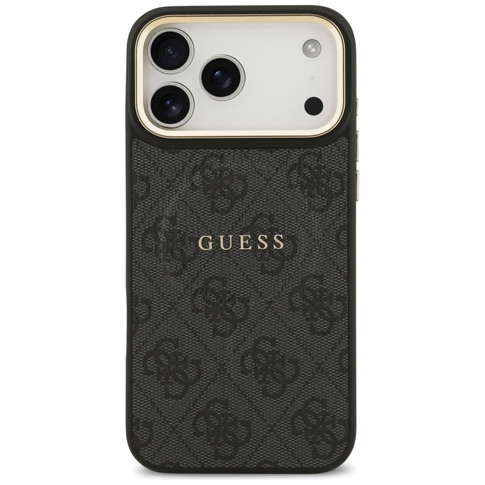 Pouzdro MagSafe pro Apple iPhone 17 Pro, Guess, 4G Classic, Černá