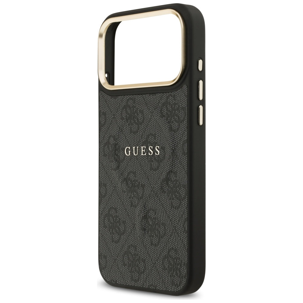 Pouzdro MagSafe pro Apple iPhone 17 Pro, Guess, 4G Classic, Černá
