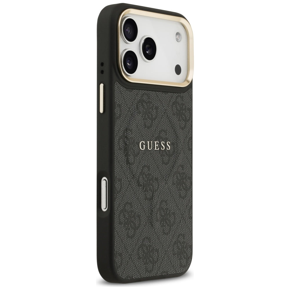 Pouzdro MagSafe pro Apple iPhone 17 Pro, Guess, 4G Classic, Černá