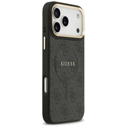 Pouzdro MagSafe pro Apple iPhone 17 Pro, Guess, 4G Classic, Černá