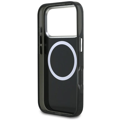 Pouzdro MagSafe pro Apple iPhone 17 Pro, Karl Lagerfeld, IML KL Monogram, Černá