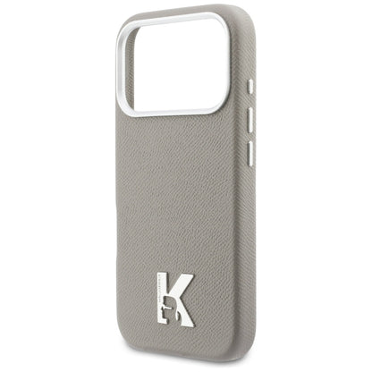 Pouzdro MagSafe pro Apple iPhone 17 Pro, Karl Lagerfeld, Karl Head Logo, Šedé