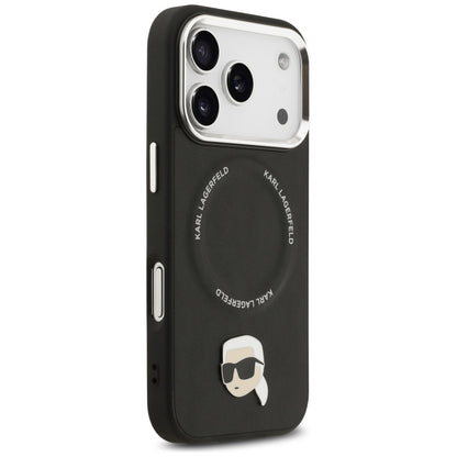 Pouzdro MagSafe pro Apple iPhone 17 Pro, Karl Lagerfeld, Karl Pin, Černá