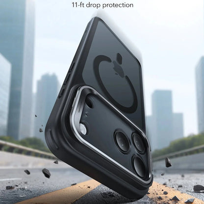 Pouzdro MagSafe pro Apple iPhone 17 Pro Max, ESR, Classic Hybrid Kickstand, Saténově černé