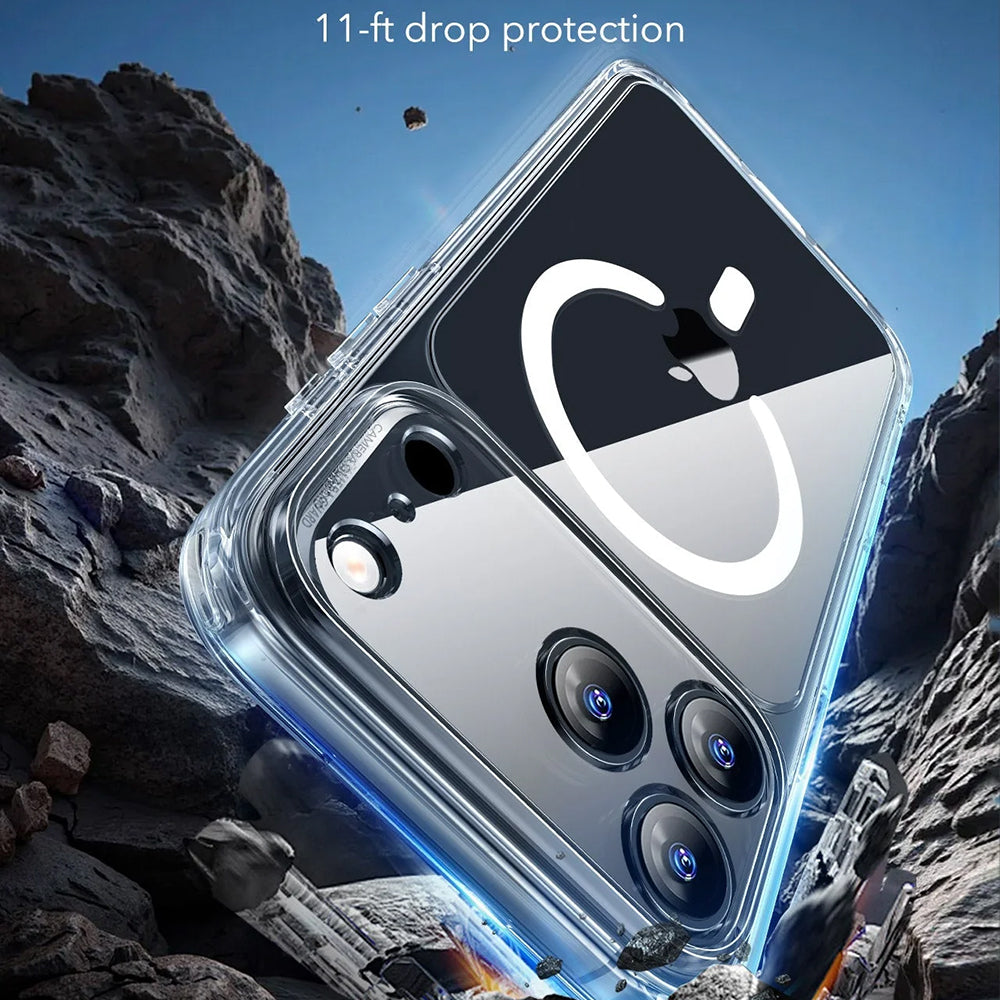 Pouzdro MagSafe pro Apple iPhone 17 Pro Max, ESR, Classic Hybrid, Transparentní