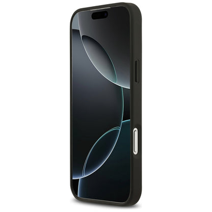 Pouzdro MagSafe pro Apple iPhone 17 Pro Max, Guess, Grained Flowers, Černá